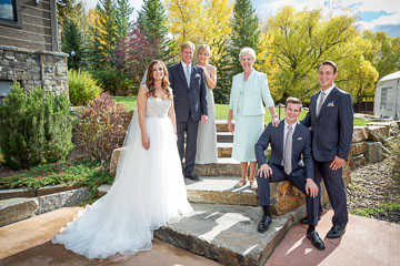 family formal at wedding whitefish